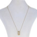 Kallati Diamond Geometric Pendant Necklace 17 3/4" - Yellow Gold 9k Round .25ctw