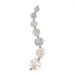 Yellow Gold Synthetic White Sapphire Graduated Journey Pendant 10k Round 2.00ctw Yellow Gold Synthetic White Sapphire Graduated Journey Pendant 10k Round 2.00ctw