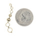 Yellow Gold Synthetic White Sapphire Graduated Journey Pendant 10k Round 2.00ctw Yellow Gold Synthetic White Sapphire Graduated Journey Pendant 10k Round 2.00ctw