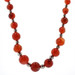 Vintage Carnelian Beaded Strand Necklace 21 3/4" - Sterling Silver 925 Vintage Carnelian Beaded Strand Necklace 21 3/4" - Sterling Silver 925
