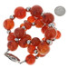 Vintage Carnelian Beaded Strand Necklace 21 3/4" - Sterling Silver 925 Vintage Carnelian Beaded Strand Necklace 21 3/4" - Sterling Silver 925