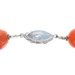 Vintage Carnelian Beaded Strand Necklace 21 3/4" - Sterling Silver 925 Vintage Carnelian Beaded Strand Necklace 21 3/4" - Sterling Silver 925