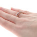 Kallati Garnet & Diamond Crossover Band - Rose Gold 9k Round .65ctw Ring Kallati Garnet & Diamond Crossover Band - Rose Gold 9k Round .65ctw Ring