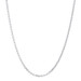 White Gold Diamond Cut Cable Chain Necklace - 14k Adjustable Length White Gold Diamond Cut Cable Chain Necklace - 14k Adjustable Length