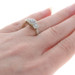 Kallati Diamond Halo Engagement Ring - Yellow Gold 9k Round .64ctw Three-Stone Kallati Diamond Halo Engagement Ring - Yellow Gold 9k Round .64ctw Three-Stone