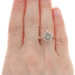 Kallati Fancy Brown Diamond Cluster Halo Ring - Rose Gold 9k Round Cut .45ctw Kallati Fancy Brown Diamond Cluster Halo Ring - Rose Gold 9k Round Cut .45ctw