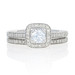 NEW White Gold Semi-Mount Engagement Ring & Wedding Band - 14k 1.47ctw NEW White Gold Semi-Mount Engagement Ring & Wedding Band - 14k 1.47ctw