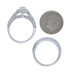 NEW White Gold Semi-Mount Engagement Ring & Wedding Band - 14k 1.47ctw NEW White Gold Semi-Mount Engagement Ring & Wedding Band - 14k 1.47ctw
