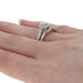 NEW White Gold Semi-Mount Engagement Ring & Wedding Band- 14k 4-4.2mm Center .47ctw NEW White Gold Semi-Mount Engagement Ring & Wedding Band- 14k 4-4.2mm Center .47ctw