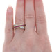 Kallati Ruby & Diamond Crossover Band - Yellow Gold 9k Round 1.25ctw Ring Kallati Ruby & Diamond Crossover Band - Yellow Gold 9k Round 1.25ctw Ring
