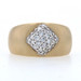 Kallati Diamond Cluster Band - Yellow Gold 9k Round Cut .75ctw Ring Size 10 1/4 Kallati Diamond Cluster Band - Yellow Gold 9k Round Cut .75ctw Ring Size 10 1/4