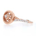 Kallati Diamond Nautical North Star Ring Rose Gold 9k Rnd .10ctw Celestial Wheel Kallati Diamond Nautical North Star Ring Rose Gold 9k Rnd .10ctw Celestial Wheel