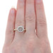 Kallati Fancy Brown Diamond Cluster Halo Ring - Yellow Gold 9k Round Cut .50ctw Kallati Fancy Brown Diamond Cluster Halo Ring - Yellow Gold 9k Round Cut .50ctw