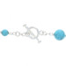 Sterling Silver Howlite Link Necklace 35 3/4" - 925 Sterling Silver Howlite Link Necklace 35 3/4" - 925