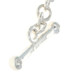Sterling Silver Howlite Link Necklace 35 3/4" - 925 Sterling Silver Howlite Link Necklace 35 3/4" - 925