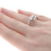 White Gold Diamond Vintage Three-Stone Bypass Ring - 14k Round Brilliant .60ctw White Gold Diamond Vintage Three-Stone Bypass Ring - 14k Round Brilliant .60ctw