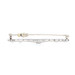 Platinum & Gold Diamond Art Deco Bar Brooch 14k Euro .42ctw Vintage Filigree Pin Platinum & Gold Diamond Art Deco Bar Brooch 14k Euro .42ctw Vintage Filigree Pin