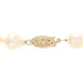 Yellow Gold Baroque Akoya Pearl Knotted Strand Necklace 21 1/2" - 14k