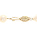 Yellow Gold Baroque Akoya Pearl Knotted Strand Necklace 21 1/2" - 14k