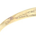 Yellow Gold Synthetic Amethyst Cocktail Solitaire Ring 10k Emerald 7.40ct Ribbed Yellow Gold Synthetic Amethyst Cocktail Solitaire Ring 10k Emerald 7.40ct Ribbed