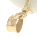Yellow Gold Jadeite & Onyx Flower Pendant - 14k Cabochon Blossom Yellow Gold Jadeite & Onyx Flower Pendant - 14k Cabochon Blossom
