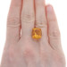 Loose Citrine - Pillow Cut 7.04ct Orange Solitaire Loose Citrine - Pillow Cut 7.04ct Orange Solitaire