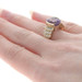 Yellow Gold Amethyst & Diamond Ring - 14k Oval Cut 4.80ctw Size 8 Yellow Gold Amethyst & Diamond Ring - 14k Oval Cut 4.80ctw Size 8