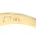 Yellow Gold Sapphire & Diamond Ring - 18k Oval Cut 1.15ctw Curved Bypass Yellow Gold Sapphire & Diamond Ring - 18k Oval Cut 1.15ctw Curved Bypass