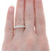 Kallati Diamond Wedding Band - Rose Gold 9k Princess Cut .75ctw Ring