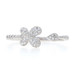 Kallati Diamond Butterfly Negative Space Band - White Gold 9k .20ctw Nature Ring Kallati Diamond Butterfly Negative Space Band - White Gold 9k .20ctw Nature Ring