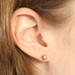 Kallati Fancy Brown Diamond Stud Earrings - Yellow Gold 9k Round .75ctw Pierced Kallati Fancy Brown Diamond Stud Earrings - Yellow Gold 9k Round .75ctw Pierced