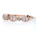 Kallati Fancy Brown Diamond Band -Rose Gold 9k Round .70ctw Scallop Wedding Ring Kallati Fancy Brown Diamond Band -Rose Gold 9k Round .70ctw Scallop Wedding Ring
