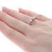 Kallati Diamond Three-Stone Engagement Ring White Gold 9k Round Brilliant .40ctw Kallati Diamond Three-Stone Engagement Ring White Gold 9k Round Brilliant .40ctw