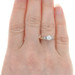Yellow Gold Diamond Retro Engagement Ring - 14k Transitional Cut .59ctw Vintage Yellow Gold Diamond Retro Engagement Ring - 14k Transitional Cut .59ctw Vintage