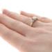 Yellow Gold Diamond Retro Engagement Ring - 14k Transitional Cut .59ctw Vintage Yellow Gold Diamond Retro Engagement Ring - 14k Transitional Cut .59ctw Vintage