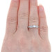 White Gold Diamond Engagement Ring & Wedding Band - 14k Princess 1.33ctw White Gold Diamond Engagement Ring & Wedding Band - 14k Princess 1.33ctw