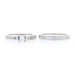 White Gold Diamond Engagement Ring & Wedding Band - 14k Princess 1.33ctw White Gold Diamond Engagement Ring & Wedding Band - 14k Princess 1.33ctw