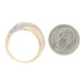 Yellow Gold Diamond Crossover Band - 14k Round Brilliant Cut .35ctw Ring Yellow Gold Diamond Crossover Band - 14k Round Brilliant Cut .35ctw Ring