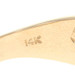 Yellow Gold Diamond Crossover Band - 14k Round Brilliant Cut .35ctw Ring Yellow Gold Diamond Crossover Band - 14k Round Brilliant Cut .35ctw Ring