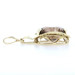 Yellow Gold Smoky Quartz Solitaire Pendant - 14k Round Step Cut 8.21ct Yellow Gold Smoky Quartz Solitaire Pendant - 14k Round Step Cut 8.21ct