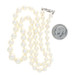 White Gold Cultured Pearl & Diamond Vintage Graduated Strand Necklace 17" 14k White Gold Cultured Pearl & Diamond Vintage Graduated Strand Necklace 17" 14k