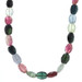 Yellow Gold Tourmaline Beaded Strand Necklace 15 3/4" - 18k Checkerboard Beads Yellow Gold Tourmaline Beaded Strand Necklace 15 3/4" - 18k Checkerboard Beads
