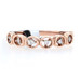 Kallati Diamond Circles Band - Rose Gold 9k Round Brilliant .10ctw Wedding Ring Kallati Diamond Circles Band - Rose Gold 9k Round Brilliant .10ctw Wedding Ring