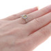 Kallati Kyanite & Diamond Halo Ring - White Gold 9k Oval .63ctw Kallati Kyanite & Diamond Halo Ring - White Gold 9k Oval .63ctw