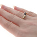 Yellow Gold Onyx Solitaire Bypass Band - 14k Ring Size 6 1/2 Yellow Gold Onyx Solitaire Bypass Band - 14k Ring Size 6 1/2
