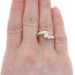Yellow Gold Bypass Band - 14k Statement Ring Yellow Gold Bypass Band - 14k Statement Ring