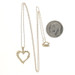 Yellow Gold Diamond Heart Pendant Necklace 18 1/4" - 10k Round Cut .20ctw Love Yellow Gold Diamond Heart Pendant Necklace 18 1/4" - 10k Round Cut .20ctw Love