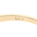 Yellow Gold Sapphire Bypass Solitaire Engagement Ring - 14k Round .73ct Yellow Gold Sapphire Bypass Solitaire Engagement Ring - 14k Round .73ct