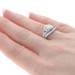 White Gold Diamond Engagement Ring & Wedding Band - 18k European .85ctw EGL USA White Gold Diamond Engagement Ring & Wedding Band - 18k European .85ctw EGL USA