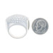 Platinum Diamond Cluster Cocktail Ring - 900 Round Brilliant Cut 3.06ctw Platinum Diamond Cluster Cocktail Ring - 900 Round Brilliant Cut 3.06ctw